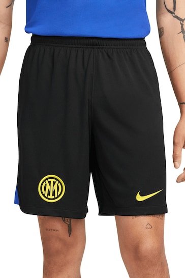 Nike Black Inter Milan Home Stadium Shorts 2023-24