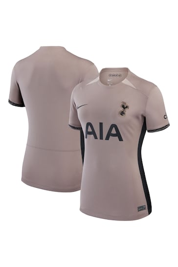Nike Brown Tottenham Hotspur Third Stadium Shirt 2023-24 Womens