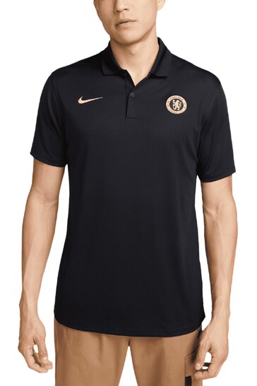 Nike Black Chelsea Victory Polo Shirt