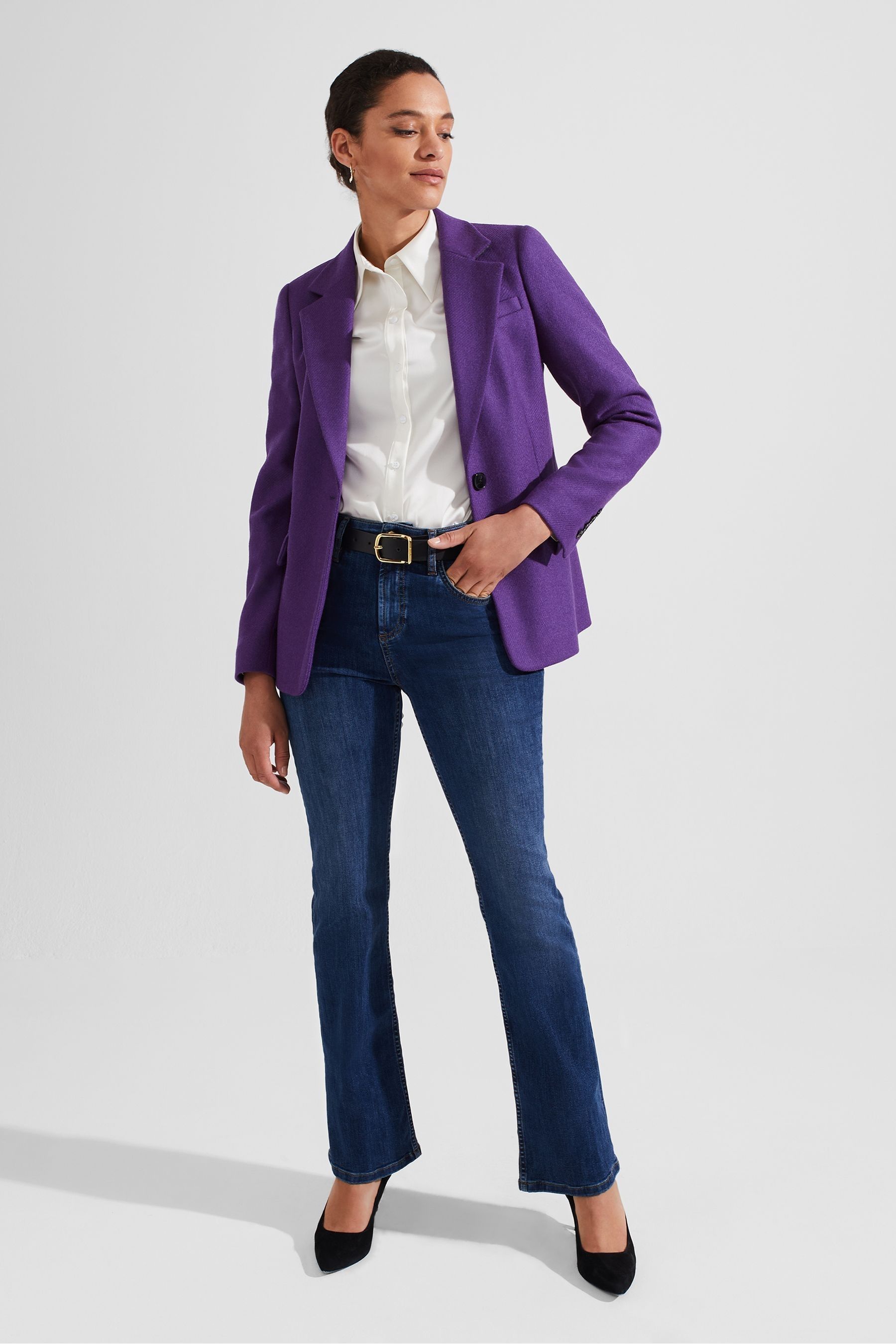 Buy Hobbs Purple Jess Jacket from the Next UK online shop