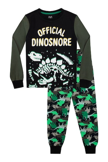 Harry Bear Green Dinosaur Snuggle Fit Pyjamas