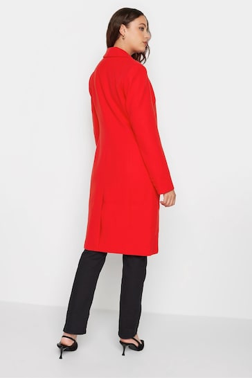 Long Tall Sally Red Midi Formal Coat