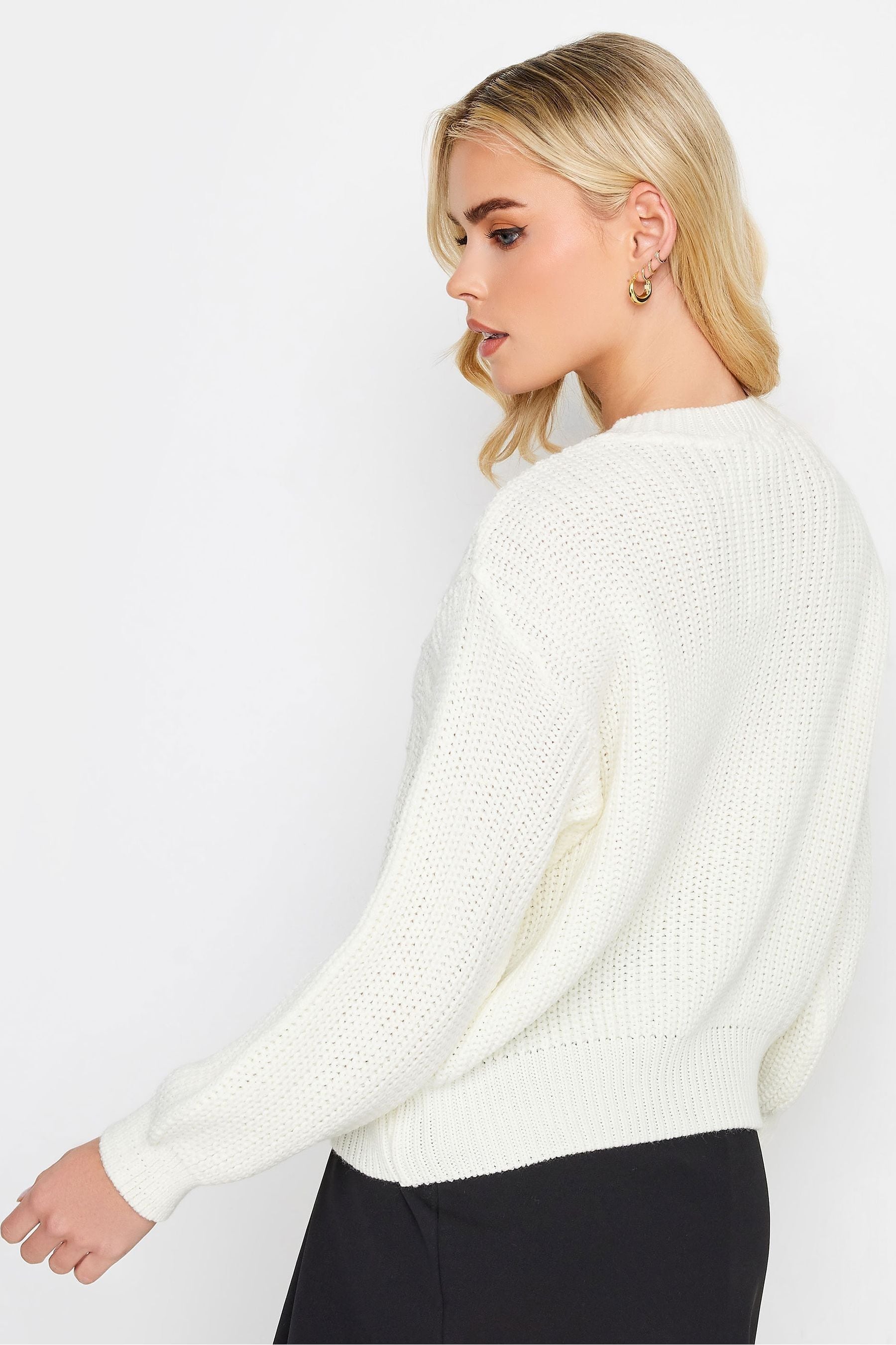 Petite new arrivals cream jumper