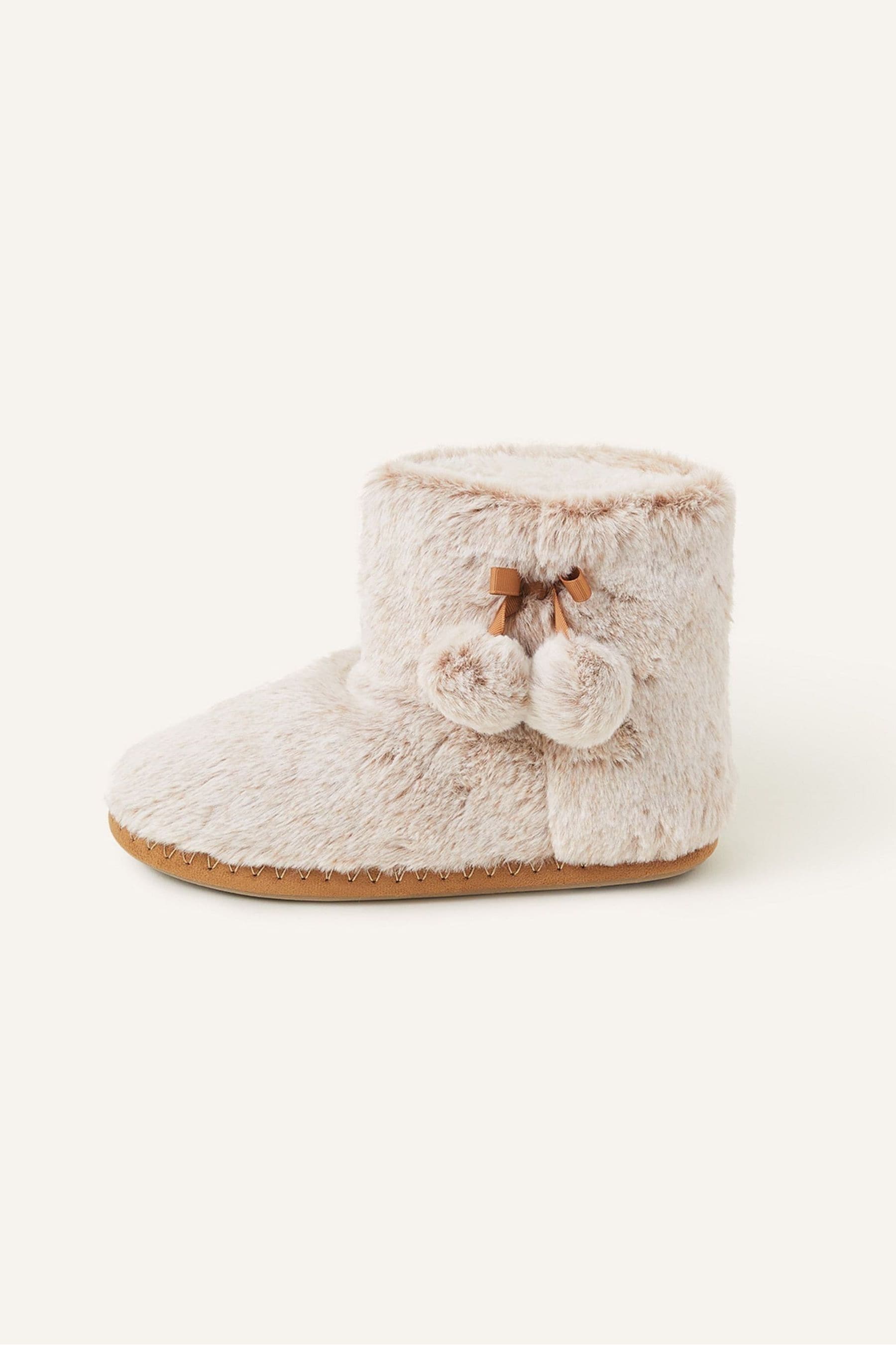 Buy Accessorize Super Soft Slipper Brown Boots from the Next UK