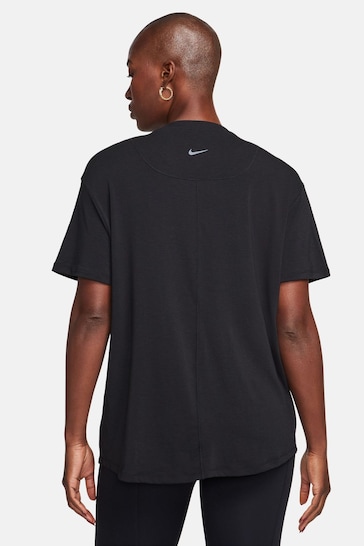 Nike Black One Relaxed Dri-Fit Short Sleeve Top