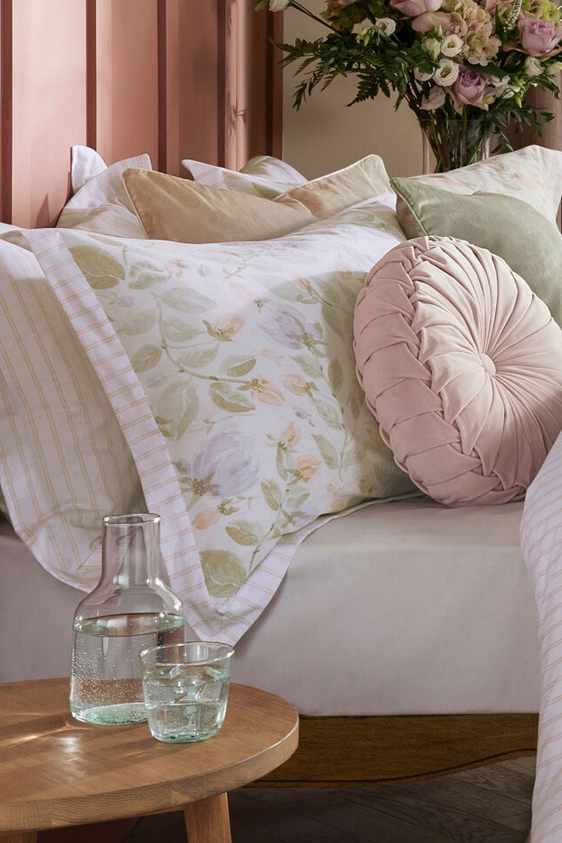 Cath kidston new arrivals peony blossom pillowcase