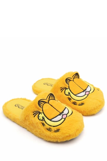 Vanilla Underground Yellow Garfield Adults Licensing Slippers