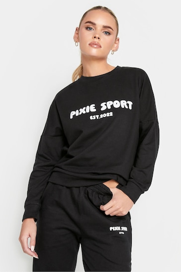 PixieGirl Petite Black Sport Sweater