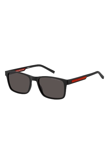 Tommy Hilfiger 2089/S Rectangular Black Sunglasses