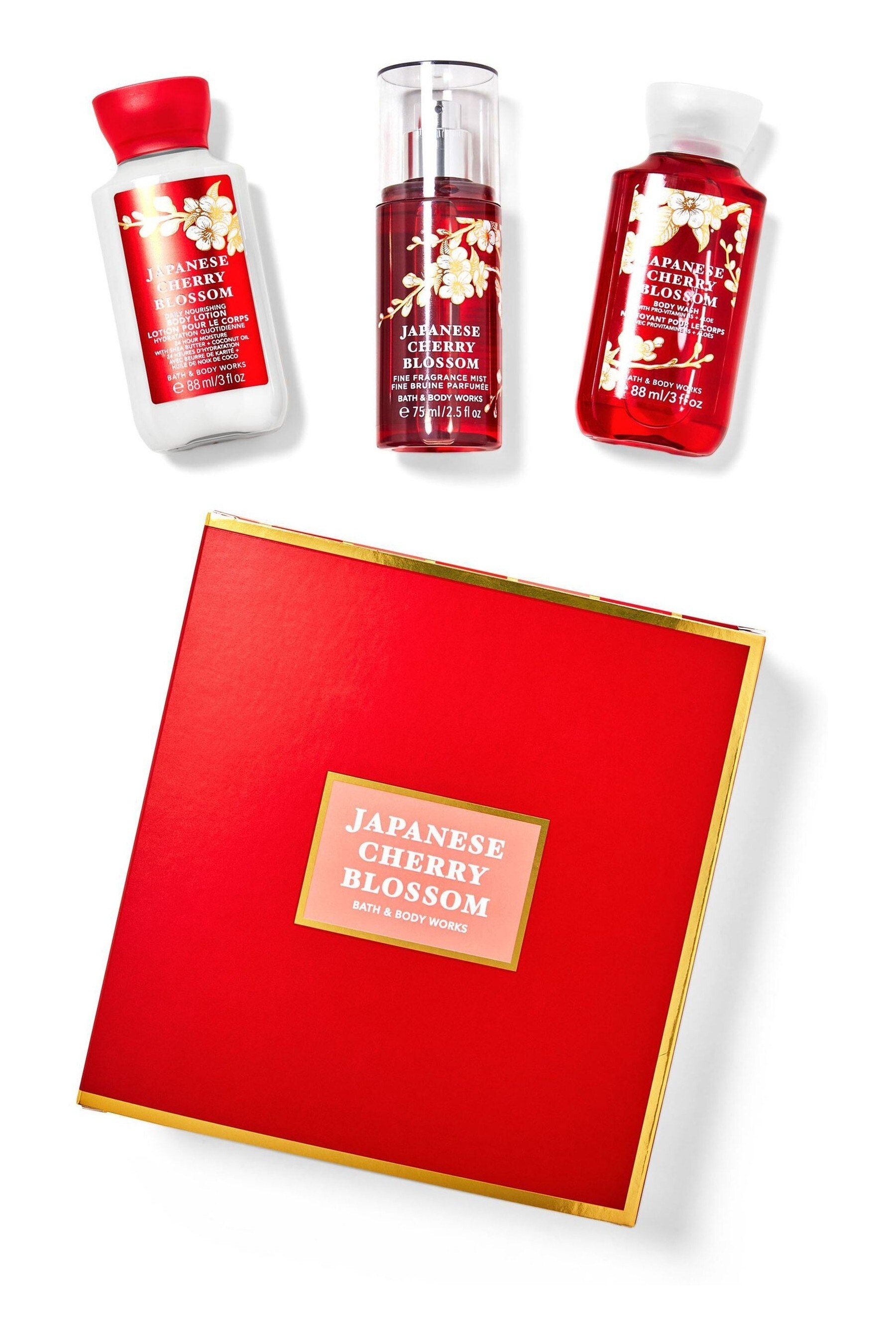 Bath & Body Works Japanese Cherry Blossom Mini Gift Box Set