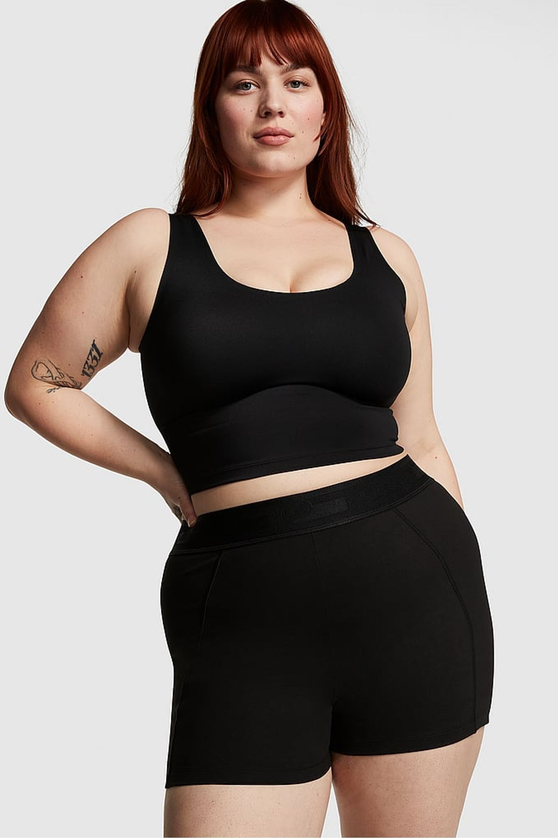 Buy Victoria s Secret PINK Pure Black Ultimate 3 Cycling Shorts from the Next UK online shop