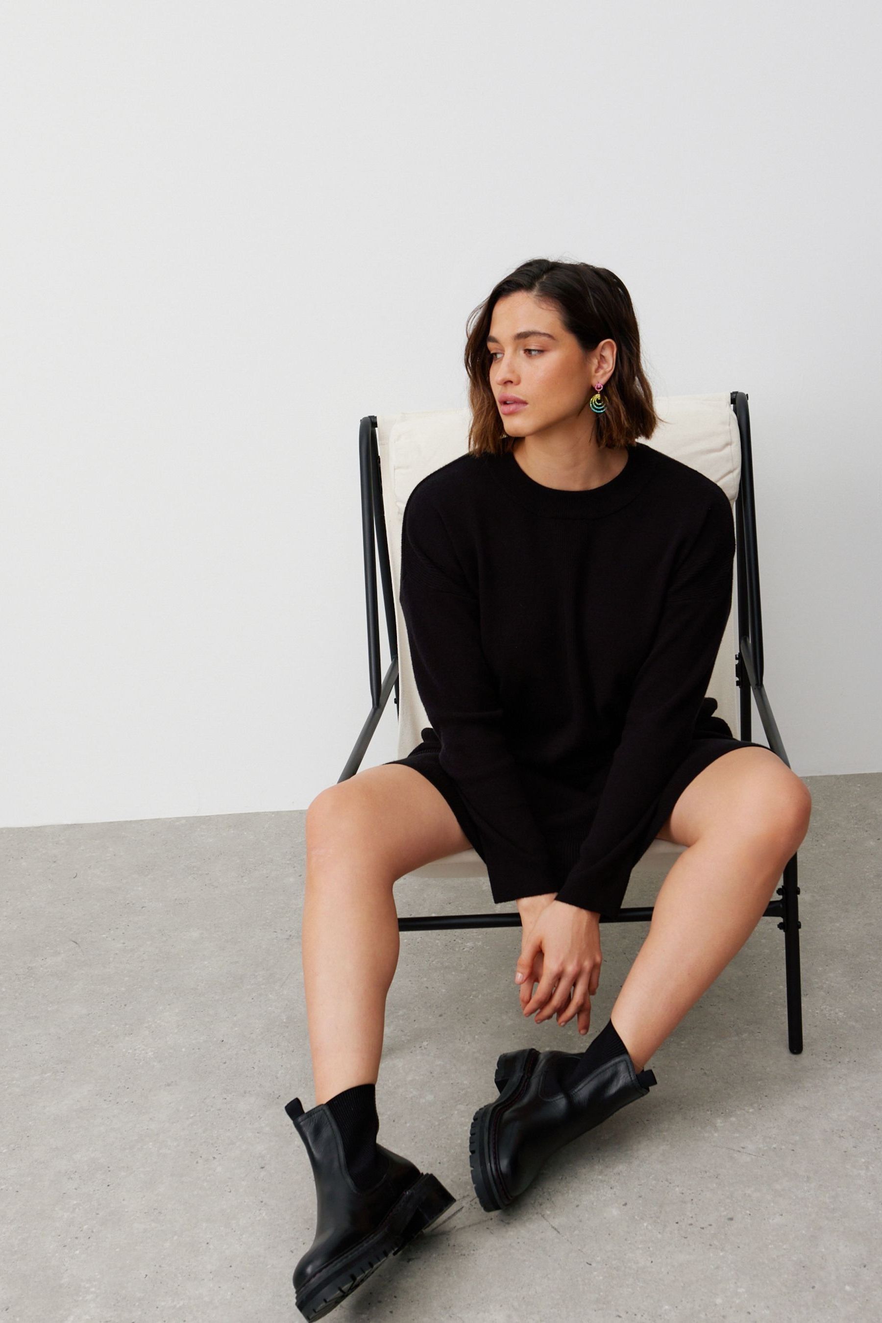 Oliver bonas black dress online