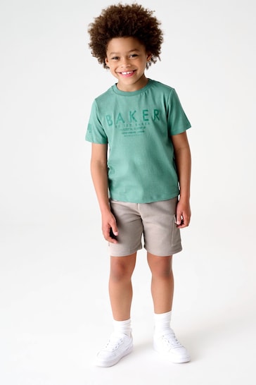 Baker by Ted Baker T-Shirt and Cargo Shorts Set