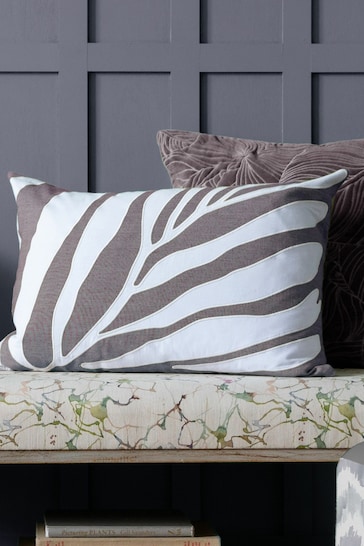 Voyage Lavender Bamboo Floral Cushion