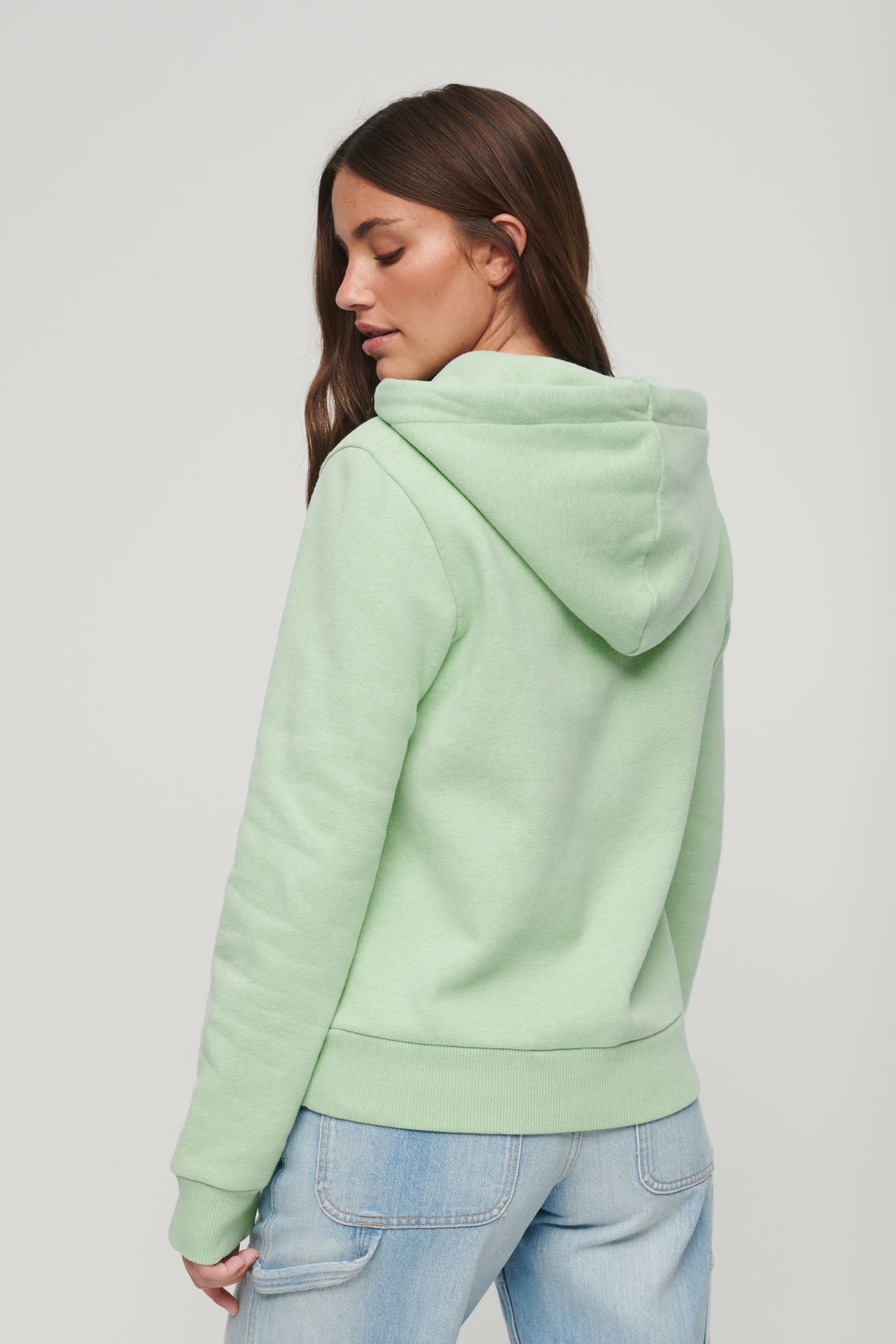 Buy Superdry Green Vintage Logo Hoodie from the Next UK online shop