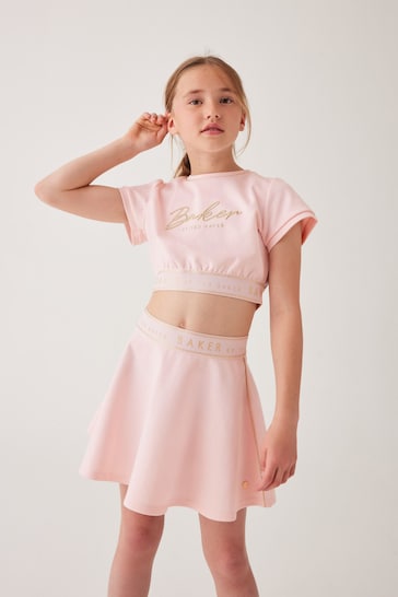 Baker by Ted Baker Ponte T-Shirt And Skirt Set
