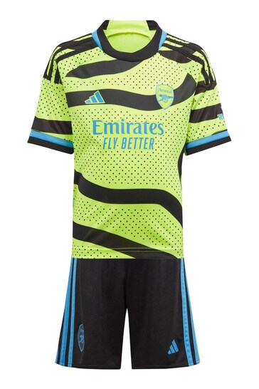 adidas Green Arsenal Away Minikit 2023-24 - Rice 41 Minikit