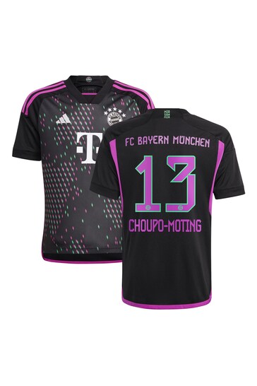 adidas Black FC Bayern Away Shirt 2023-24 - Choupo Moting 13