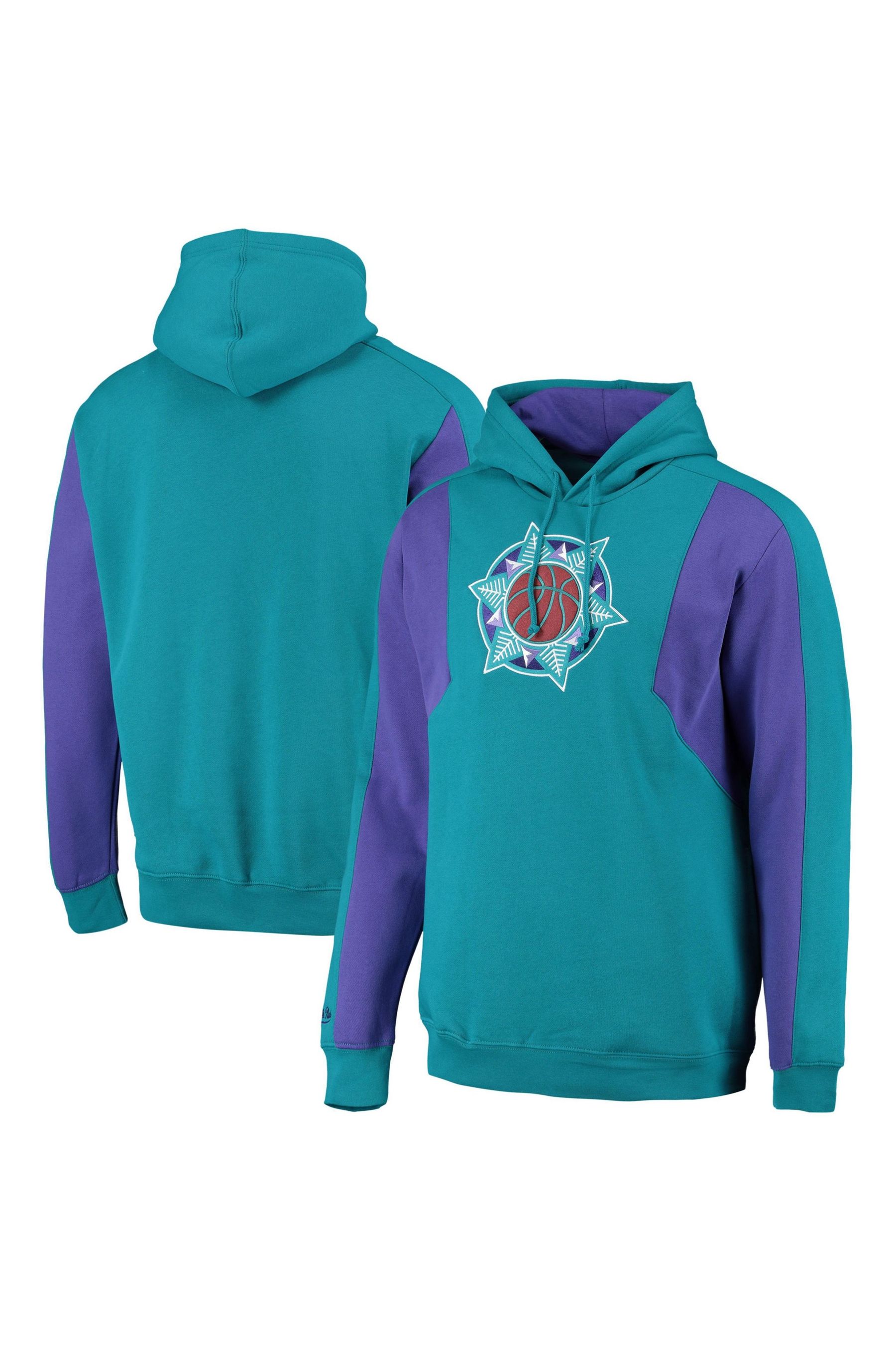 Buy Fanatics Green NBA Utah Jazz Colour Block Hoodie 2.0 from the