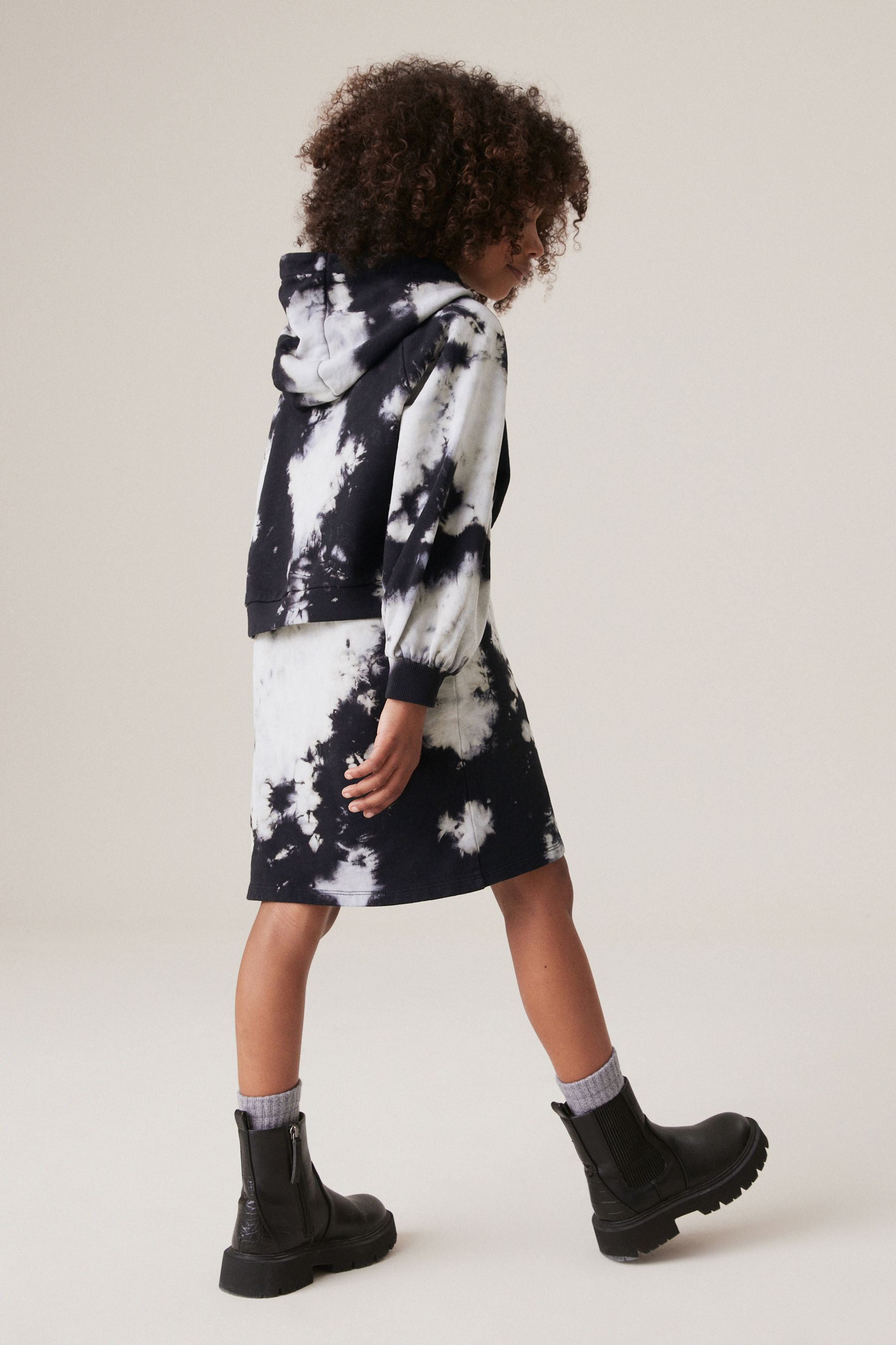 Black and white hoodie dress cheap