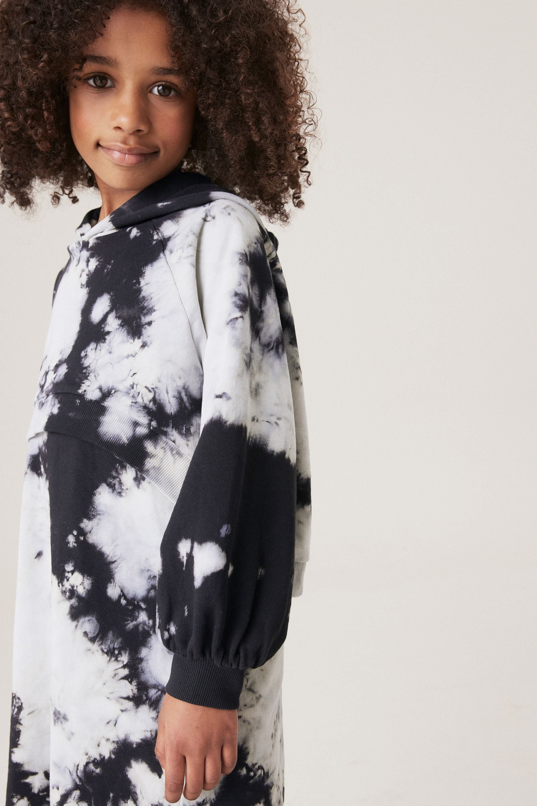 Black and white hoodie dress cheap