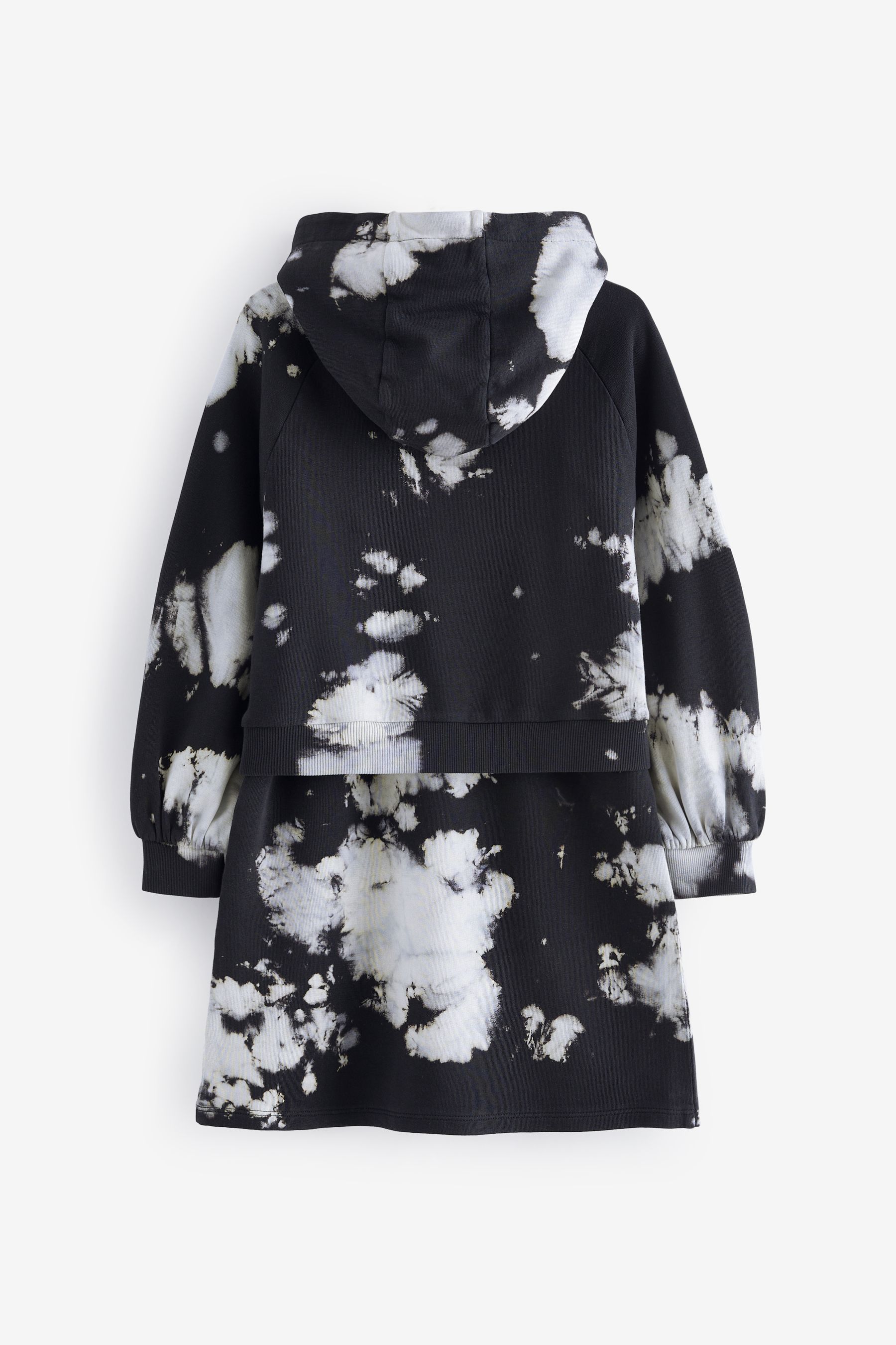 Black and white hoodie dress outlet