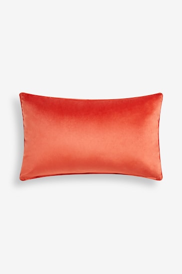 Bright Orange 40 x 59cm Matte Velvet Cushion