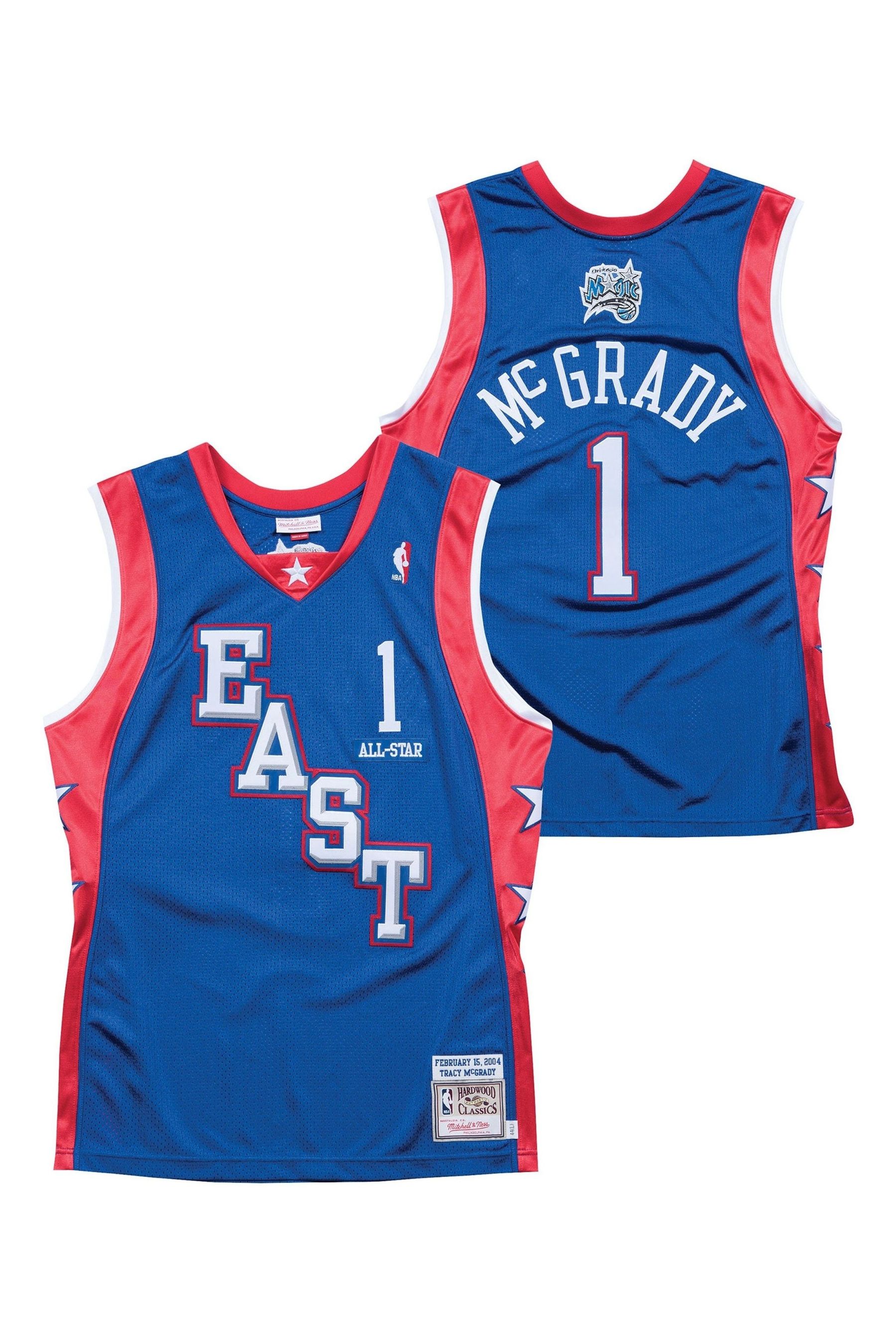 Buy Fanatics Blue NBA Tracy McGrady 2004 All Star Authentic Jersey