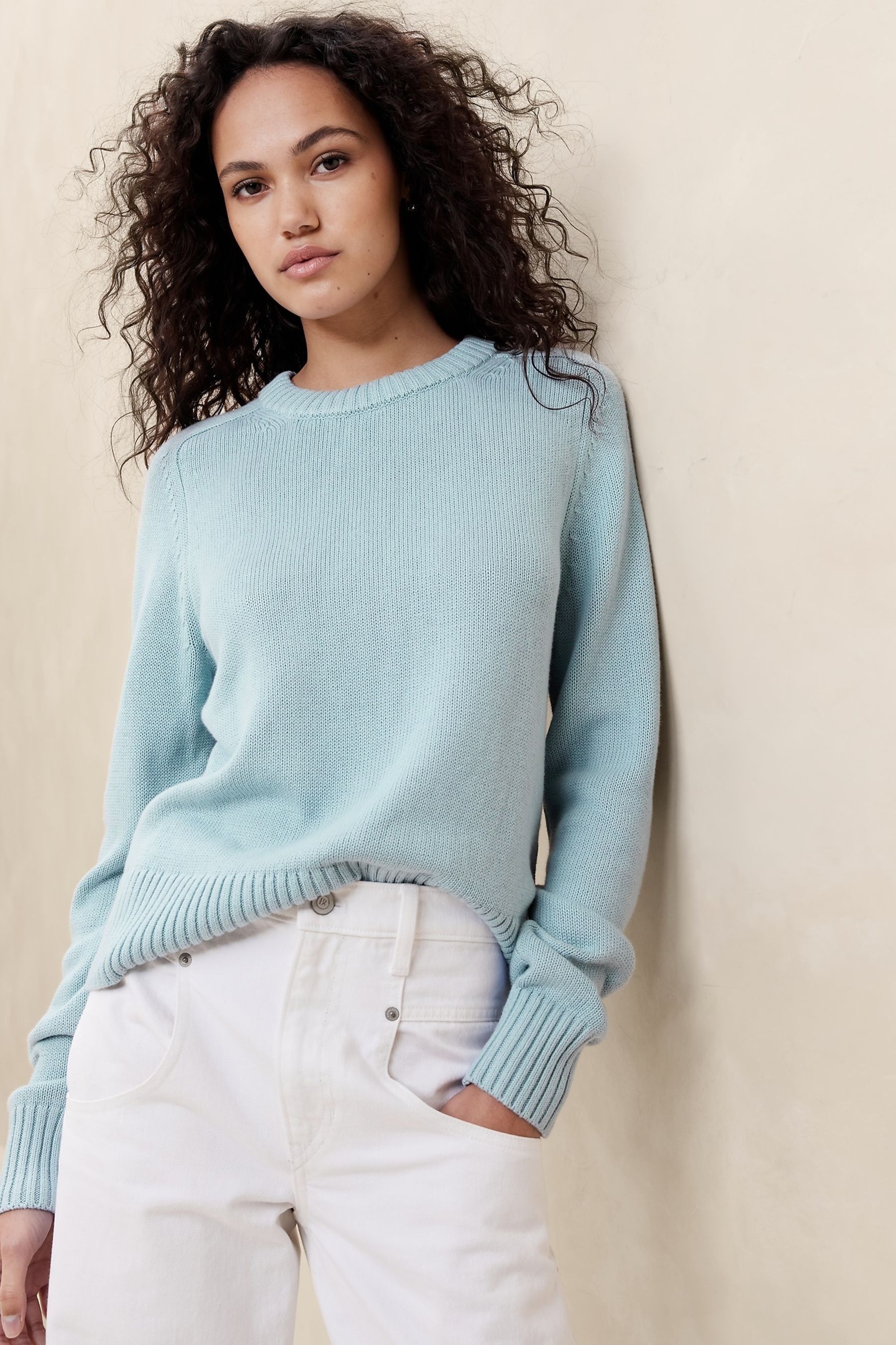 Banana republic blue hotsell sweater