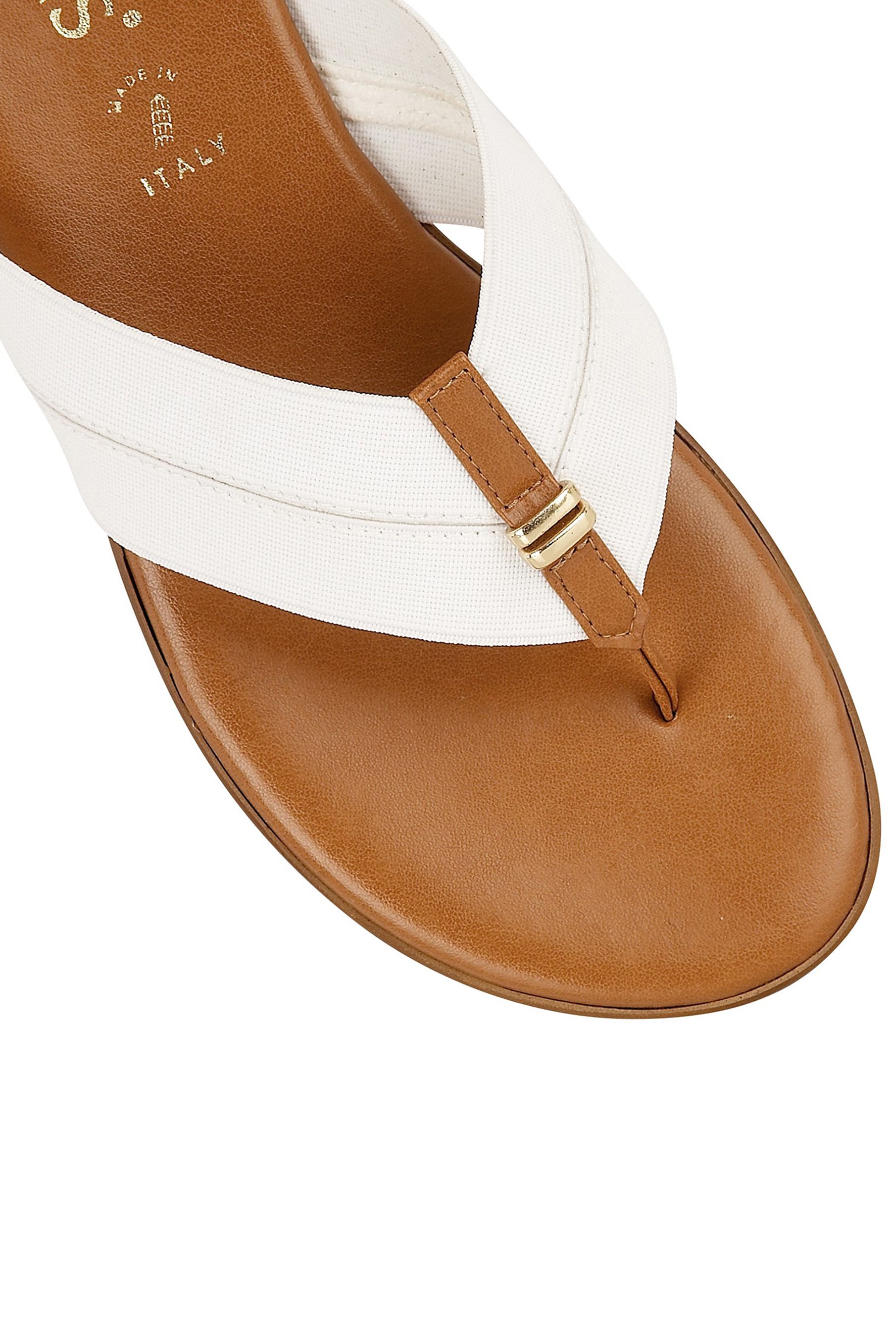 Low wedge thong sandals clearance