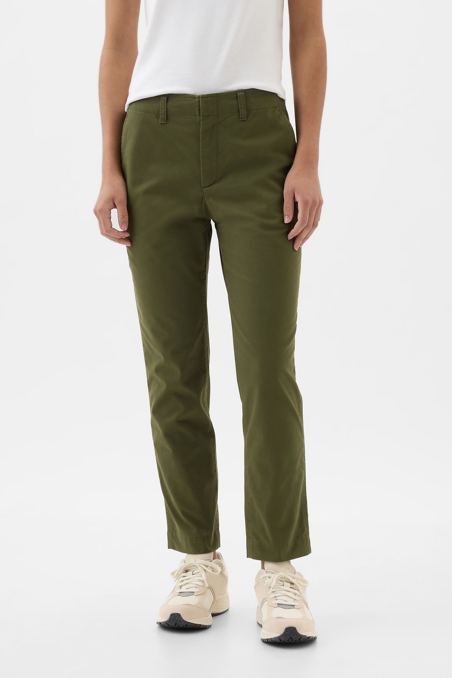 Gap green chinos store
