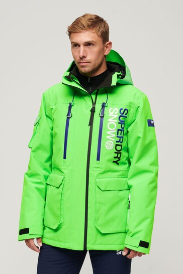 Superdry Dark Green Ski Ultimate Rescue Jacket