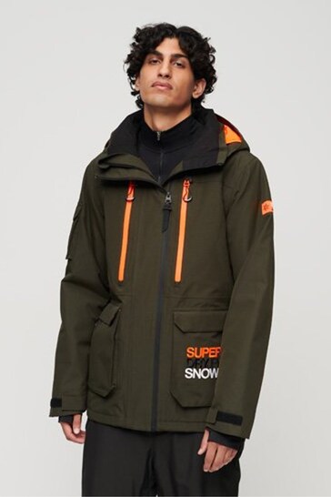 Superdry Green Chrome Ski Ultimate Rescue Jacket