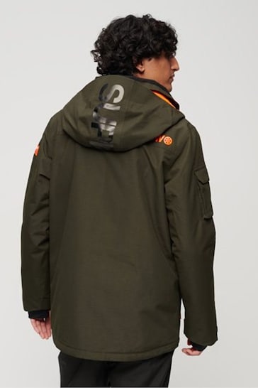 Superdry Green Chrome Ski Ultimate Rescue Jacket