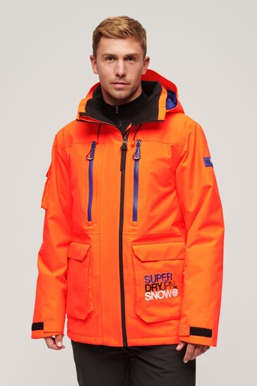 Superdry Orange Ski Ultimate Rescue Jacket