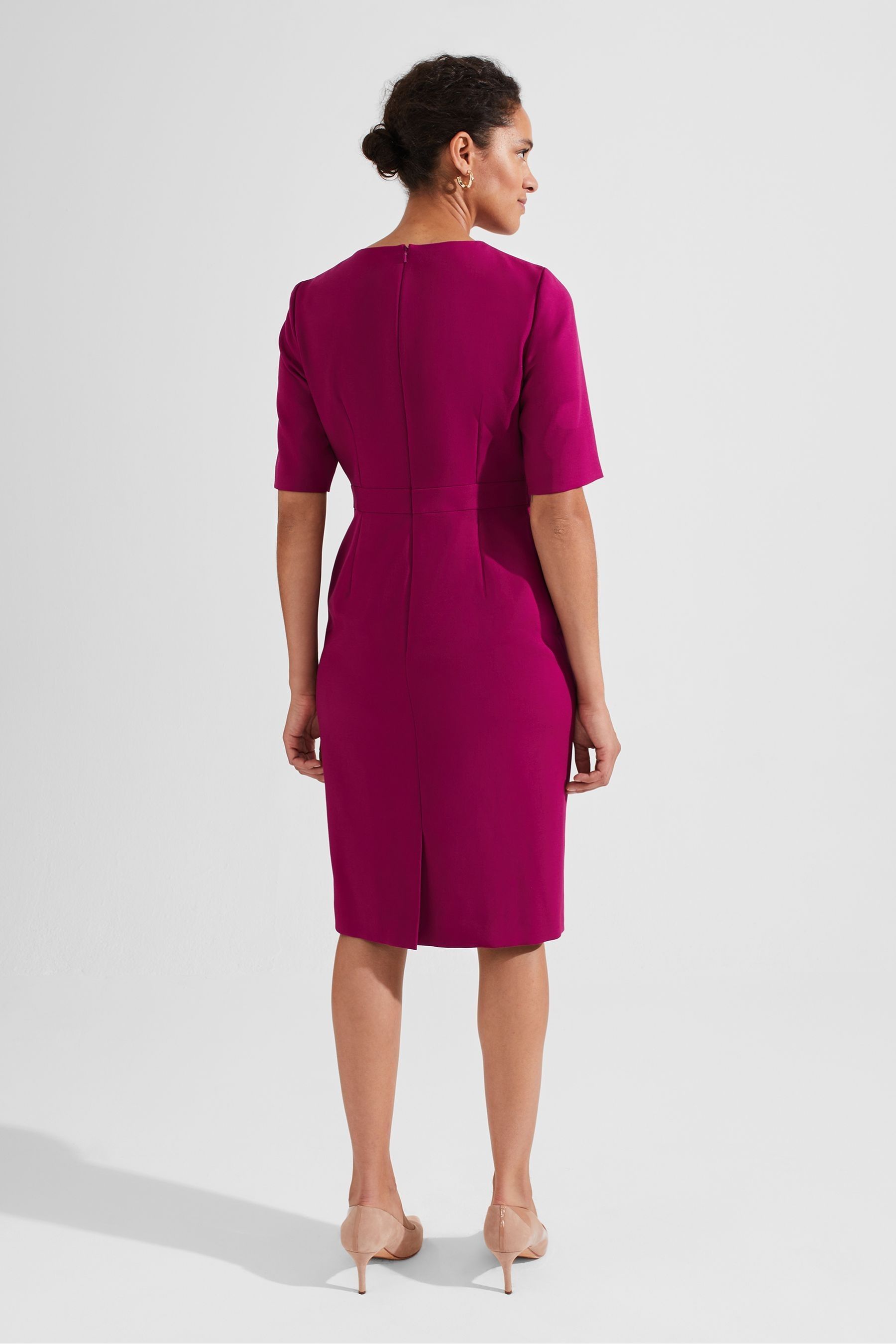 Hobbs aubergine dress clearance