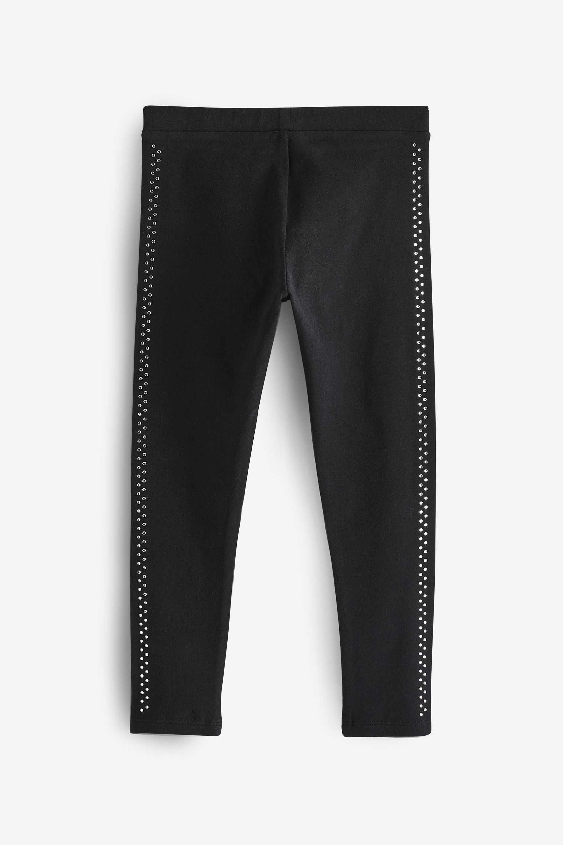 Black diamante leggings cheap