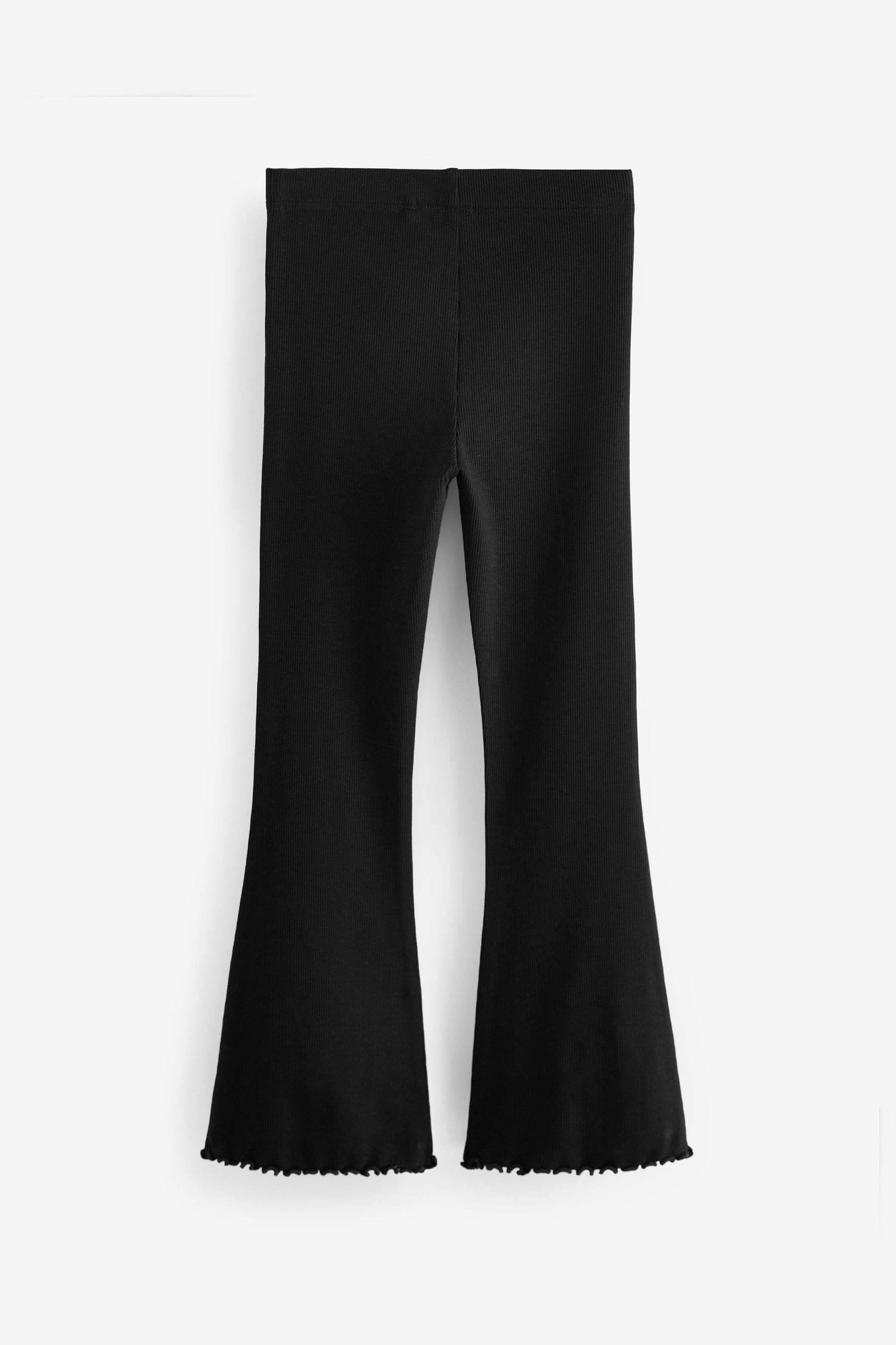 Black flared leggings online