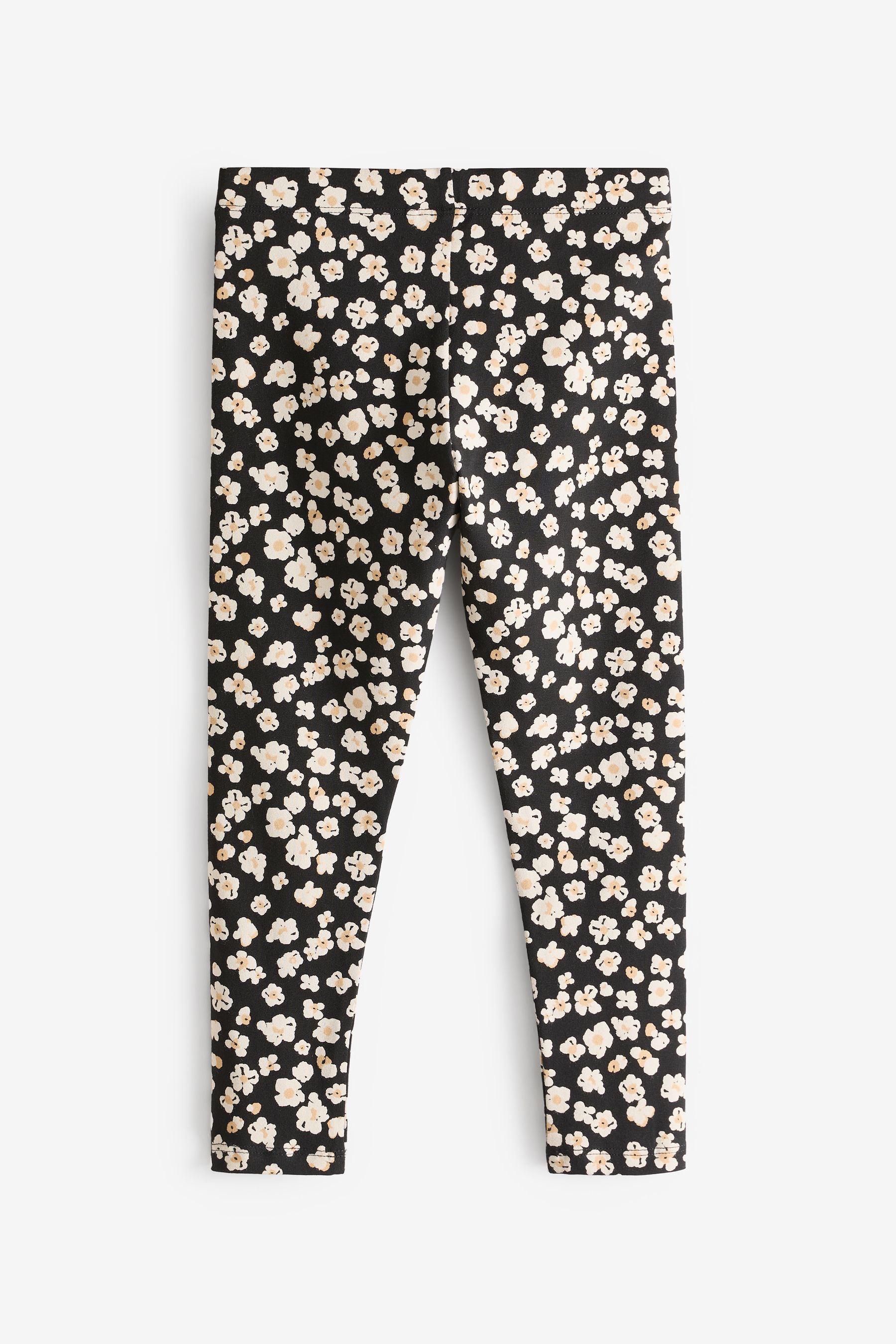 Black and white spotted leggings top