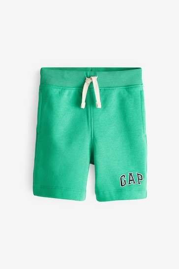 Gap Green Pull On Logo Jogger Shorts (4-13yrs)