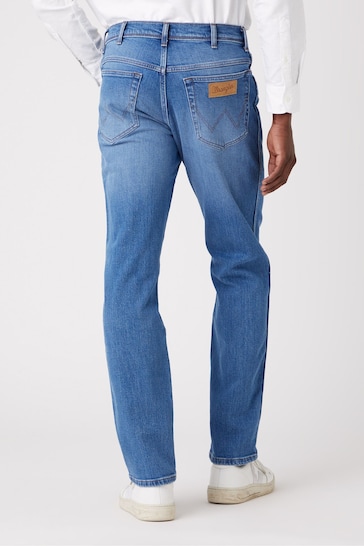 Wrangler Light Blue Denim Texas Authentic Straight Fit Jeans