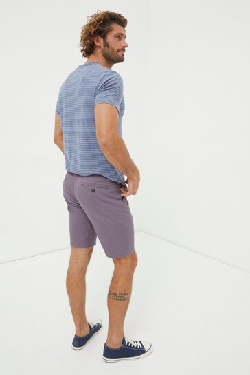 FatFace Purple Mawes Chinos Shorts