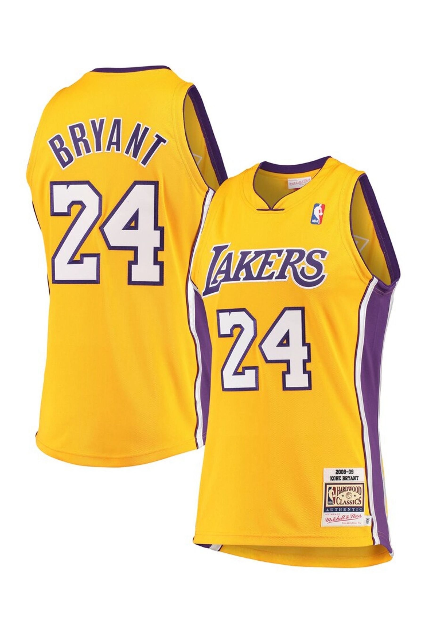 Buy Fanatics Yellow NBA Los Angeles Lakers Kobe Bryant 08 09