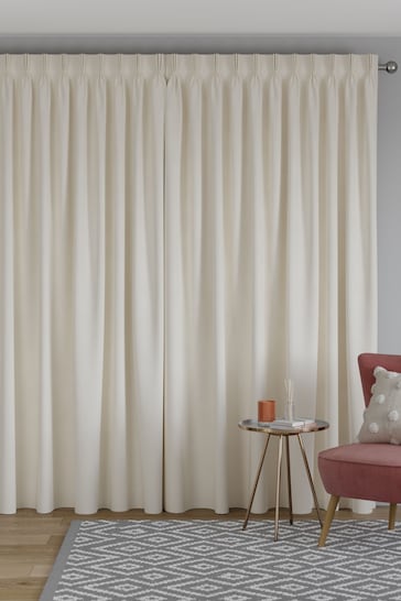 Ivory Cream Cotton Made to Measure Curtains