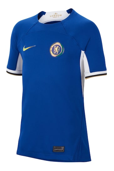 Nike Blue Chelsea Home Stadium Shirt 2023-24 Kids