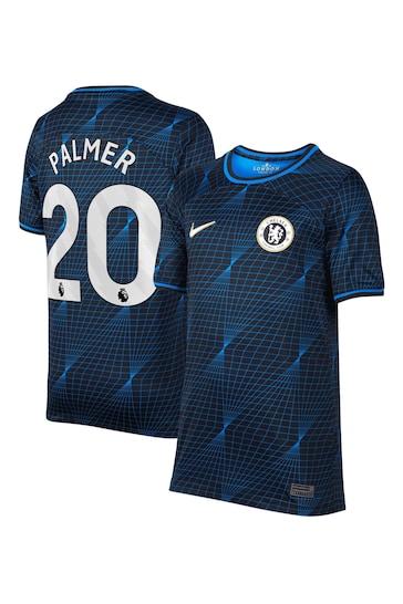 Nike Blue Palmer - 20 Kids Big Dri-FIT Chelsea FC 2023/24 Stadium Away Football T-Shirt Kids