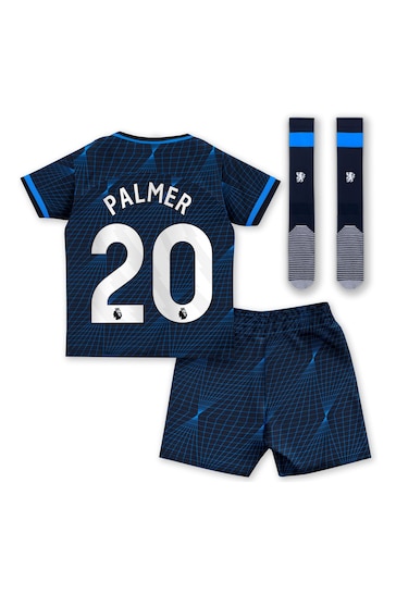 Nike Blue Palmer - 20 Little Kids Chelsea FC 2023/24 Away 3 Piece Kit Little Kids