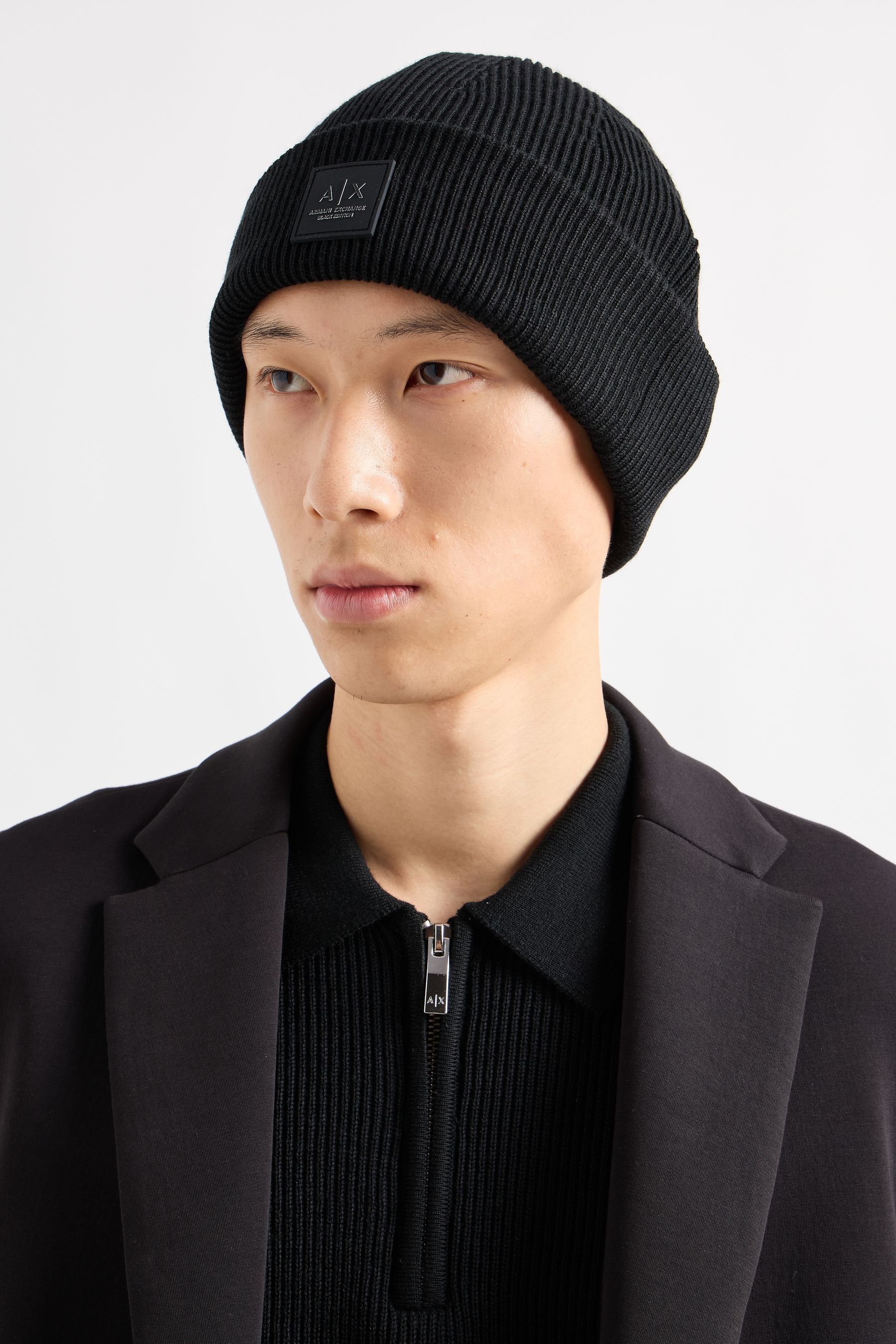 Armani exchange black hat new arrivals