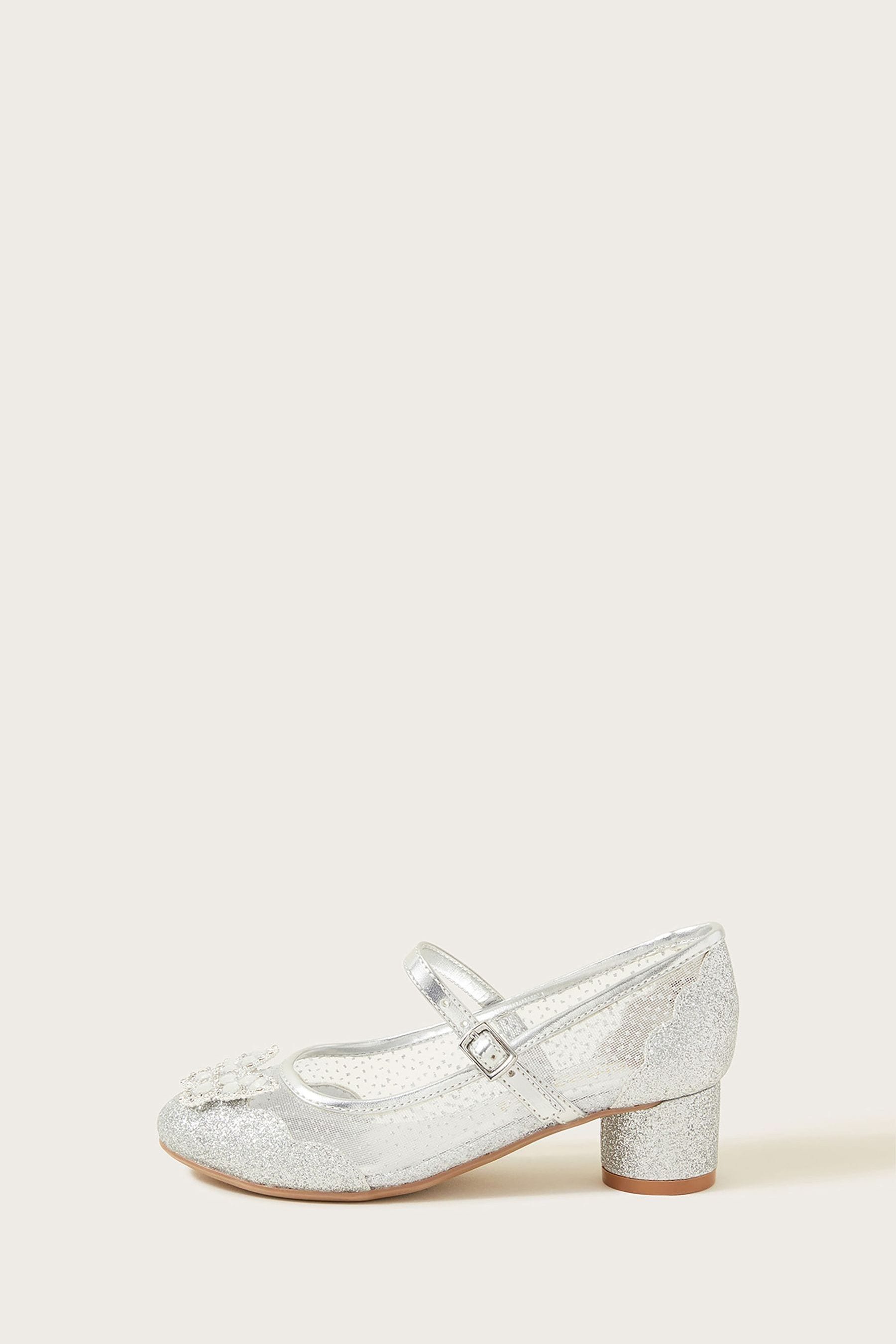 Silver butterfly heels new arrivals