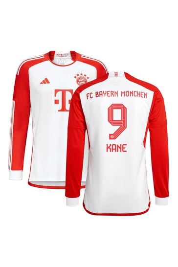 adidas White FC Bayern Home Shirt 2023-24